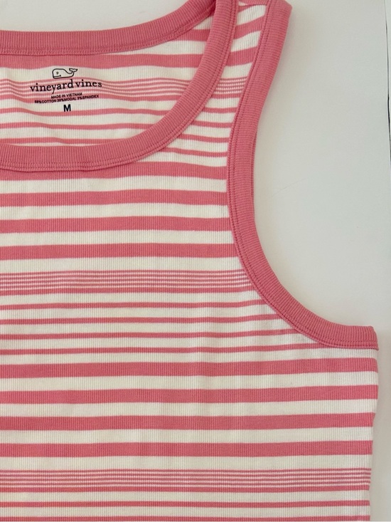 Vineyard Vines Tops - Vineyard Vines Striped Heritage Pink and White Tank Top NWOT